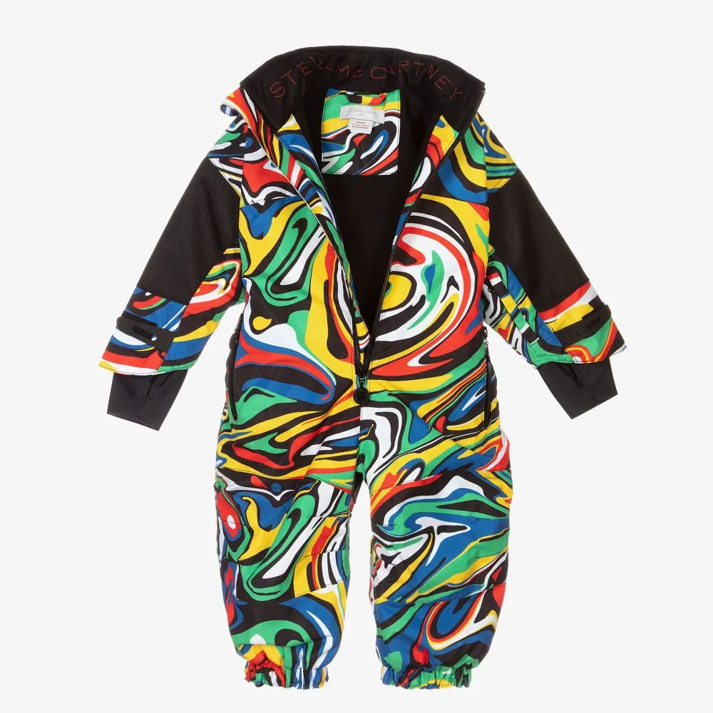 Multicolour Marble Snowsuit