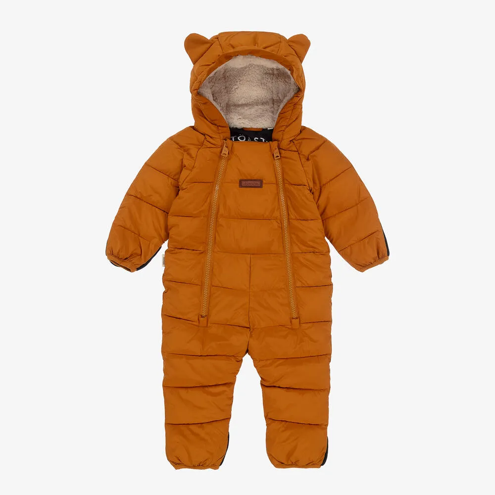 Mustard Yellow Padded Snowsuit