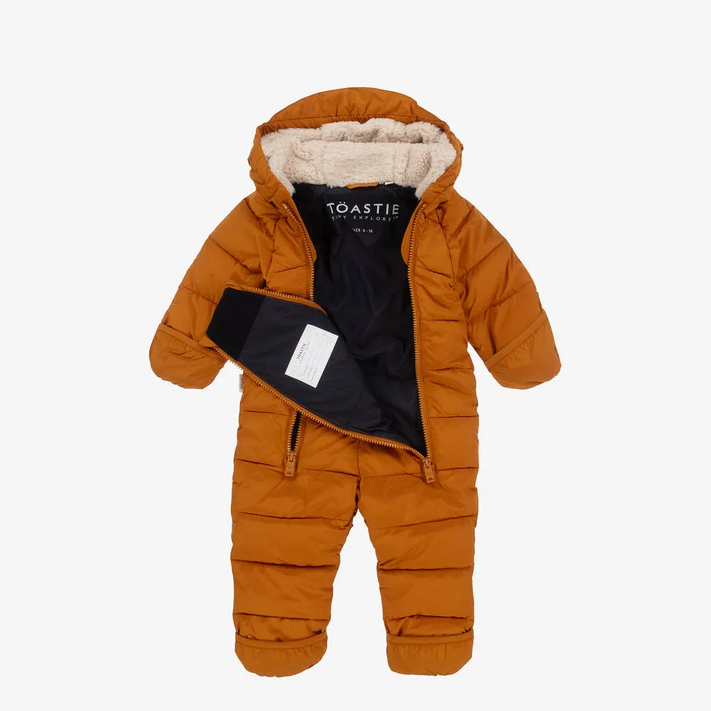 Mustard Yellow Padded Snowsuit