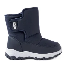 Navy blue children's snow boots Big Star MM374120