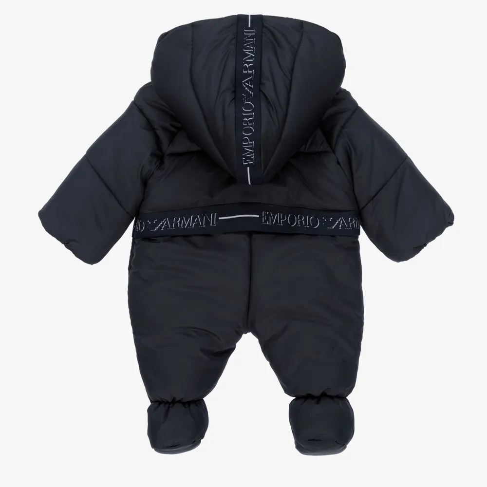 Navy Blue Logo Snowsuit