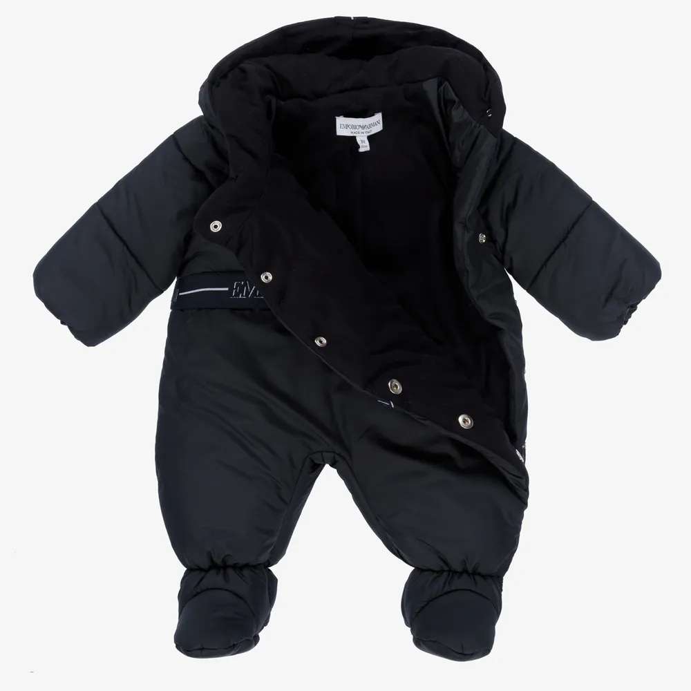 Navy Blue Logo Snowsuit