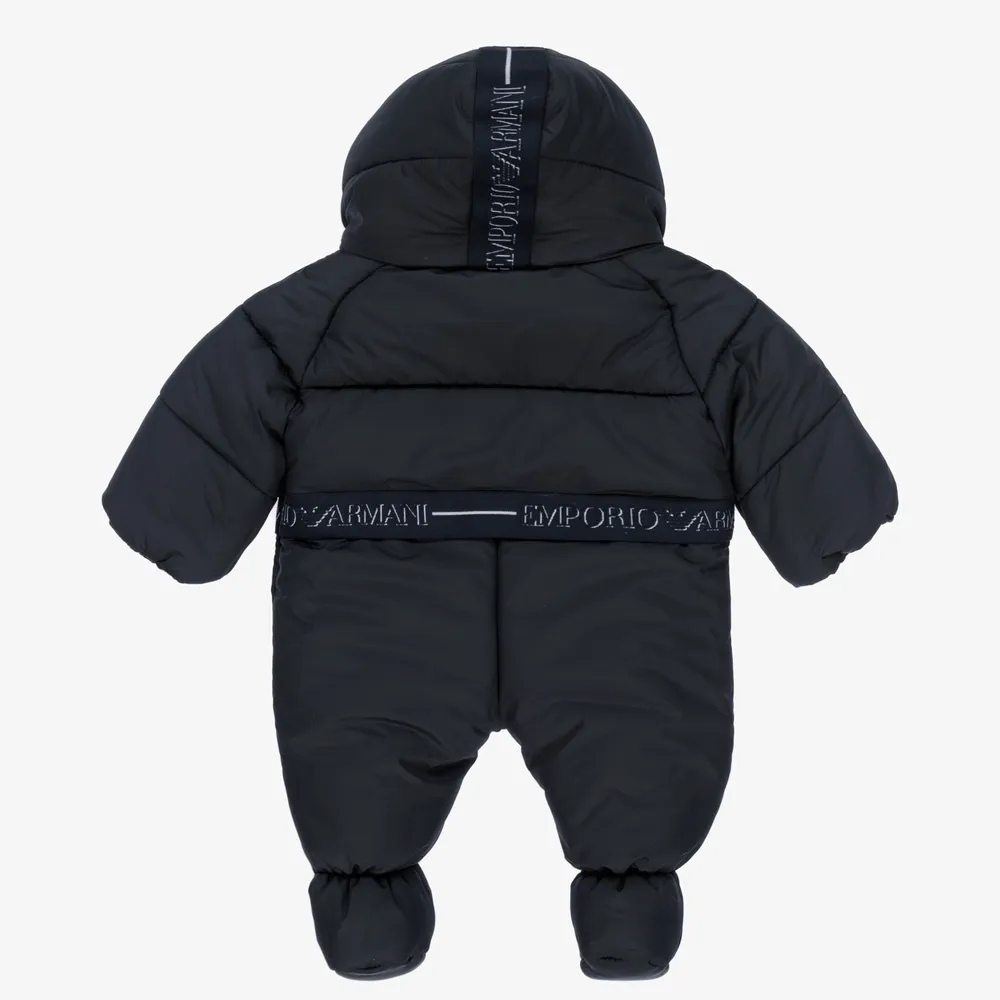 Navy Blue Logo Snowsuit