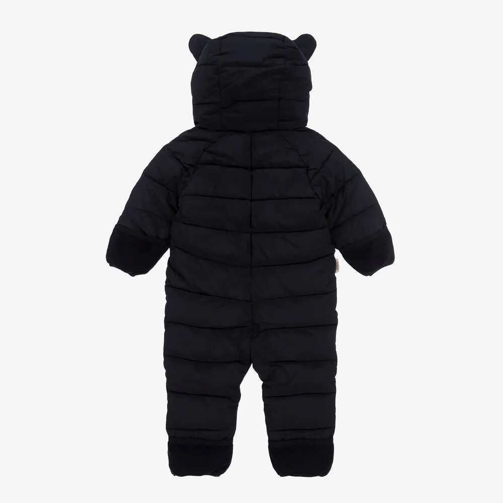 Navy Blue Padded Snowsuit