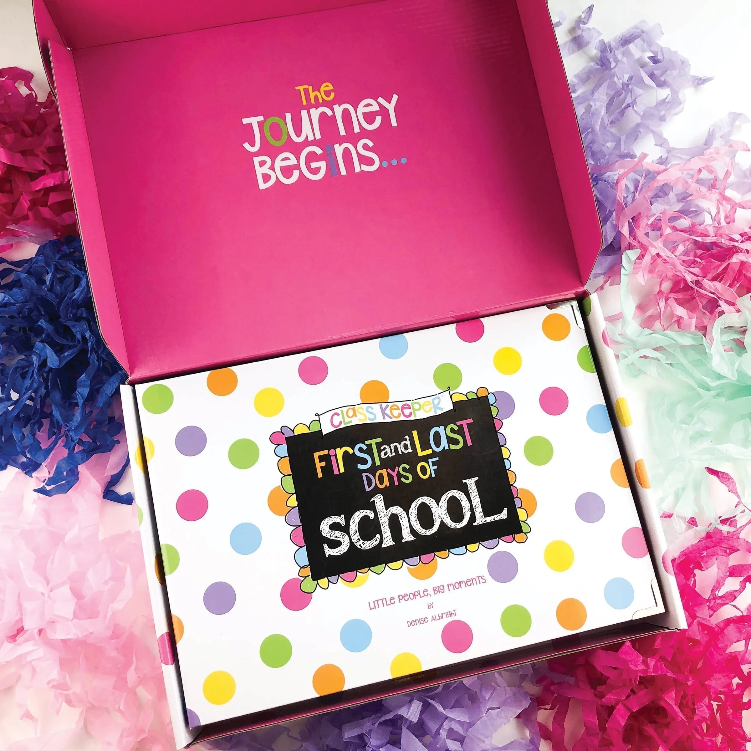 NEW! Mom Must-Have School Keepsake Kit | Class Keeper + Photo Prop Deck + School Stickers