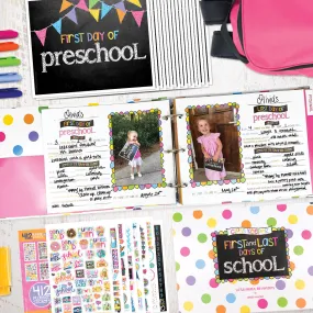 NEW! Mom Must-Have School Keepsake Kit | Class Keeper + Photo Prop Deck + School Stickers