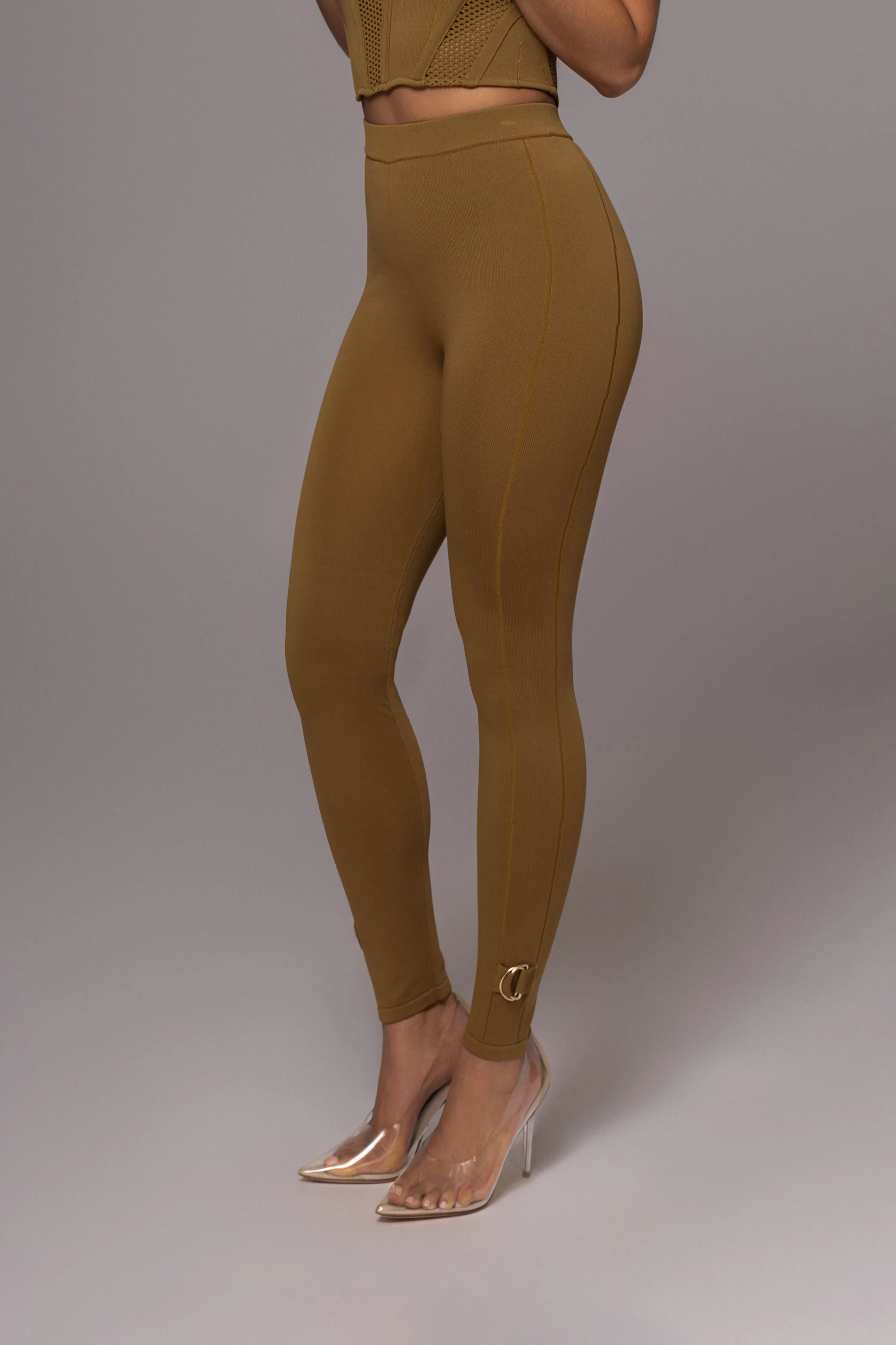 Olive Marcie Knit Leggings