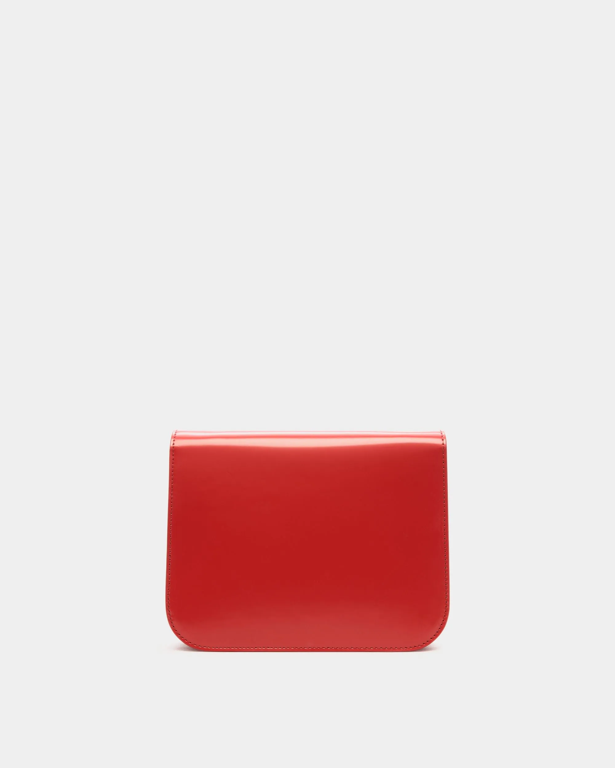 Ollam Crossbody Bag in Red Leather 