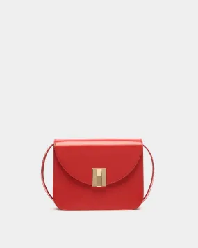 Ollam Crossbody Bag in Red Leather 