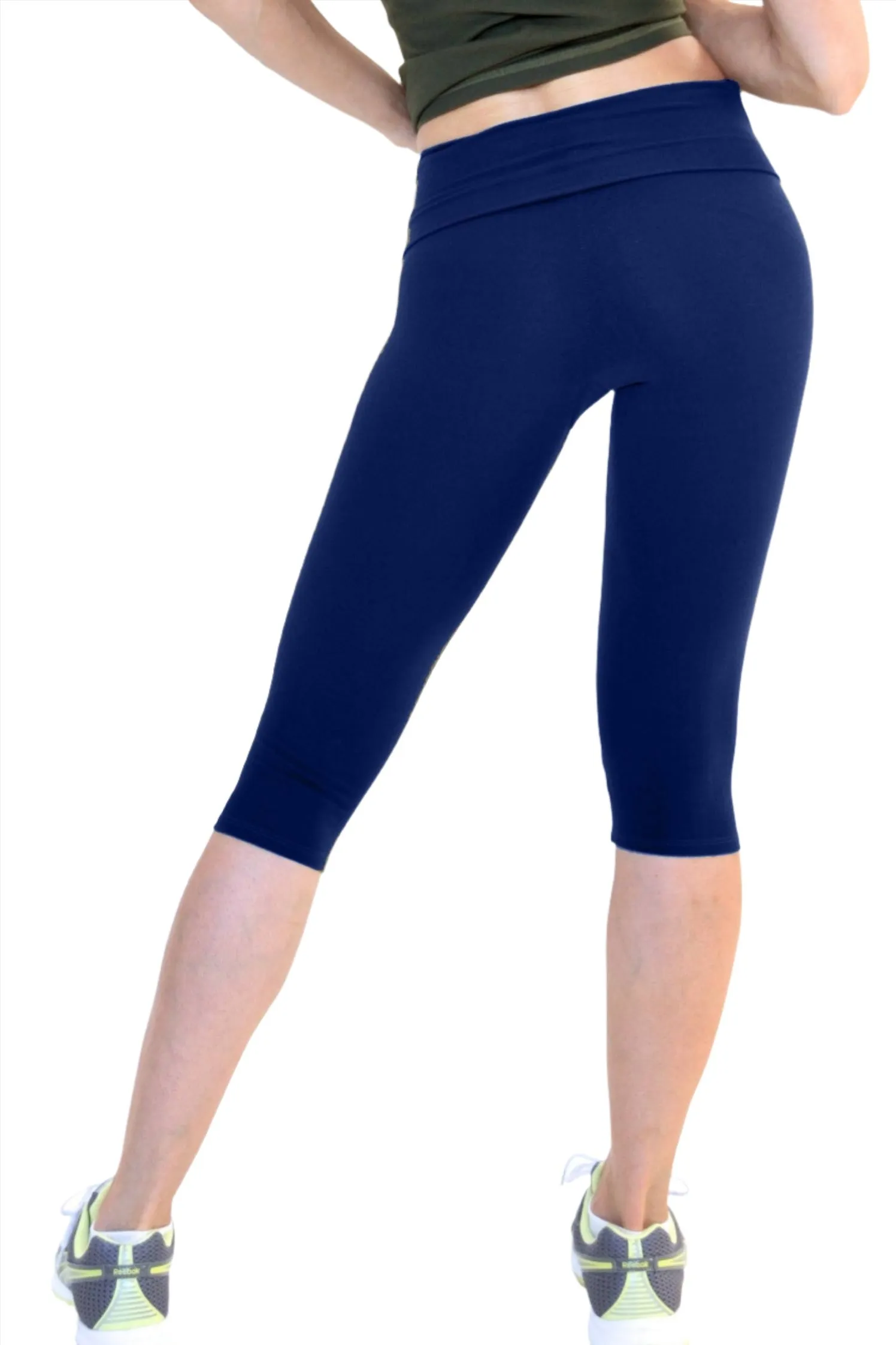 One Step Ahead Brushed Tactel Roll Down Fitted Leggings R600