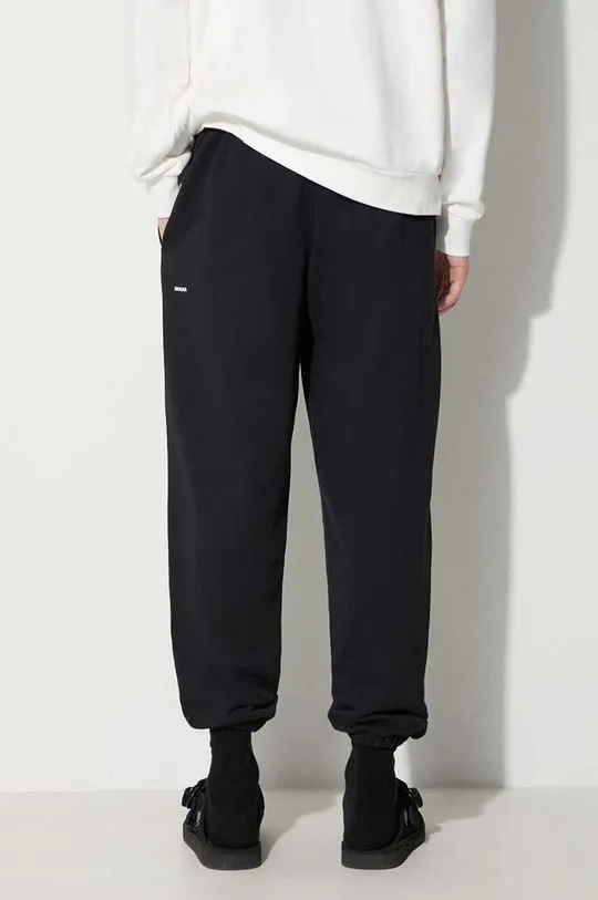 Pangaia cotton joggers black color