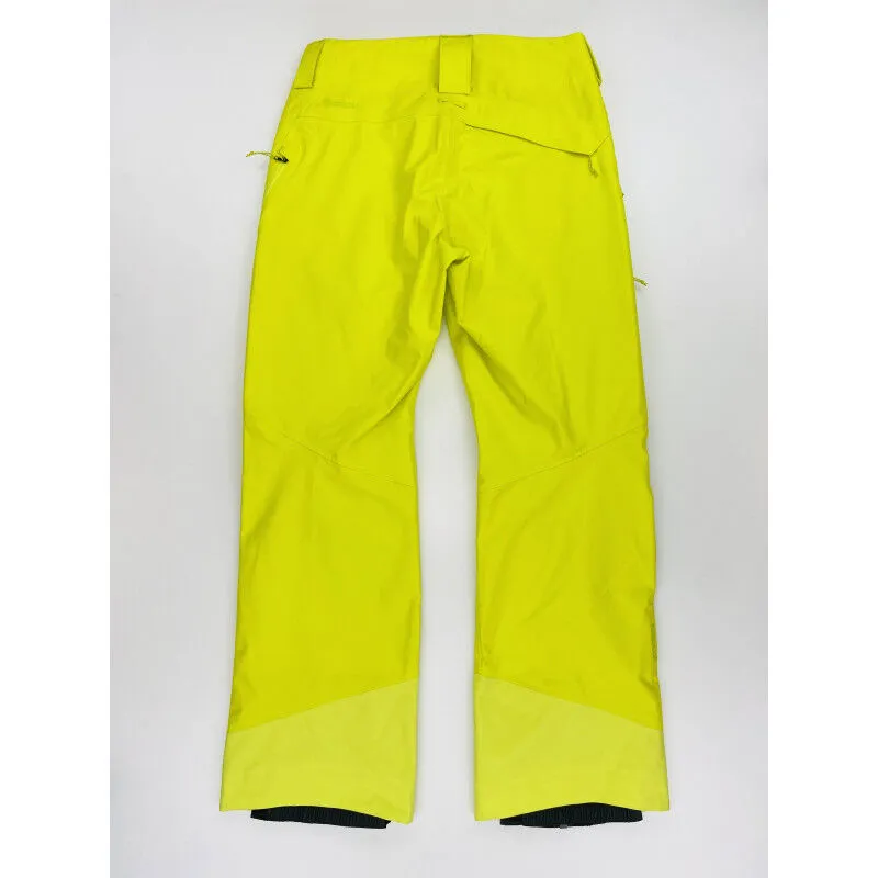 Patagonia  W's Powder Bowl Pants - Reg - Pantaloni da sci di seconda mano - Donna - Giallo - S