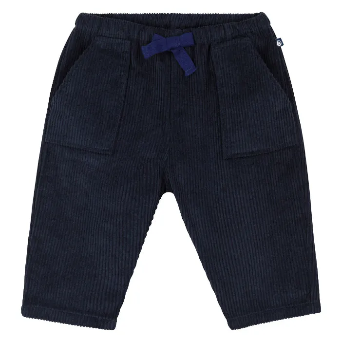 Petit Bateau Baby Lenaic Sweatpants Smoking Navy Blue