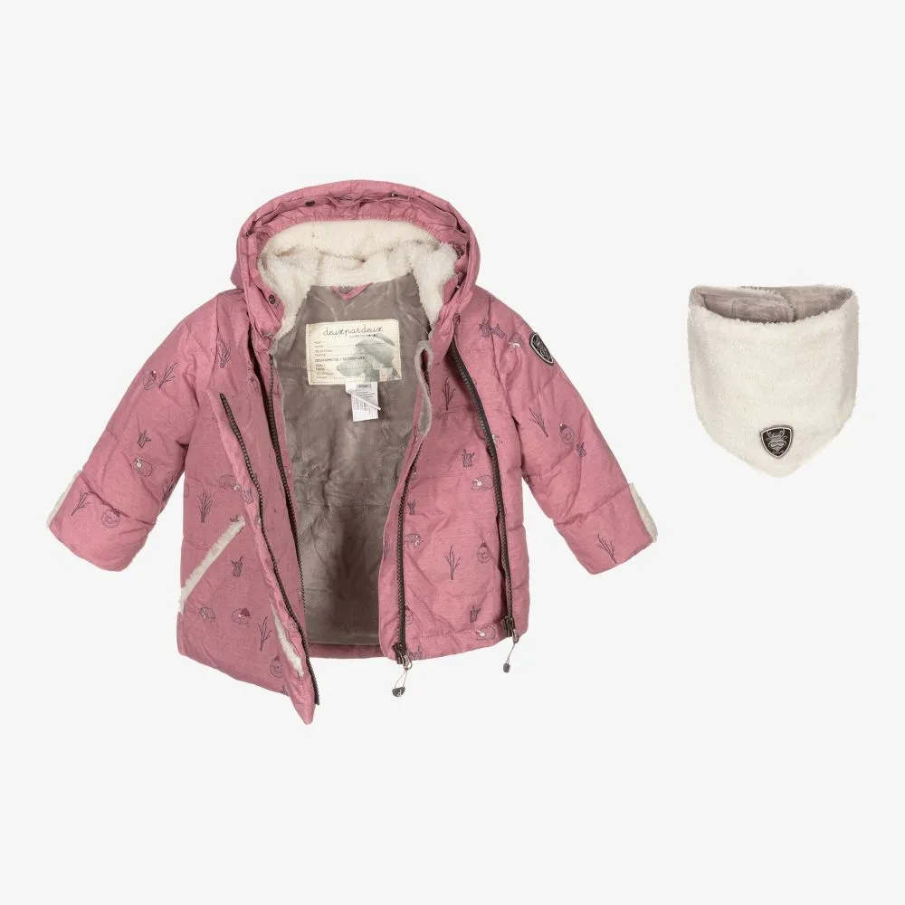 Pink 3-Piece Snowsuit Set