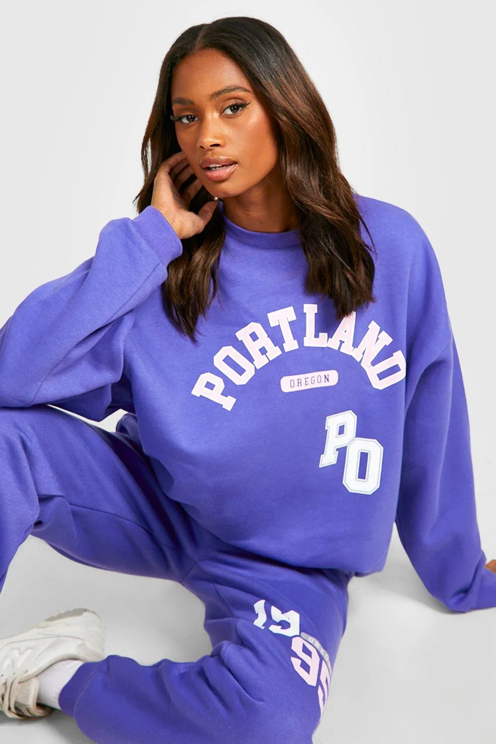 Portland Printed Sweater Tracksuit