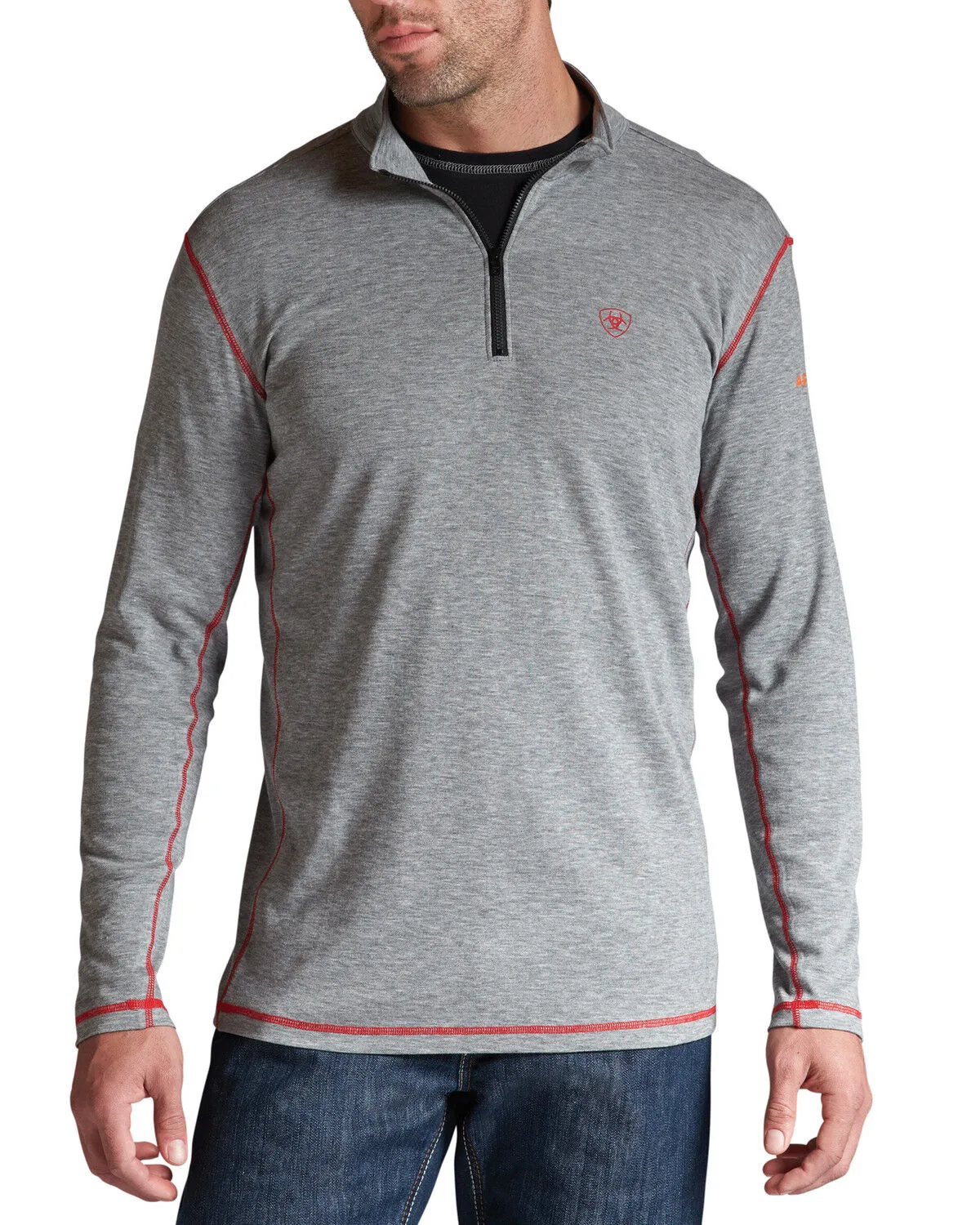 Product Name:  Ariat Men's FR Polartec 1/4-Zip Base Layer Pullover