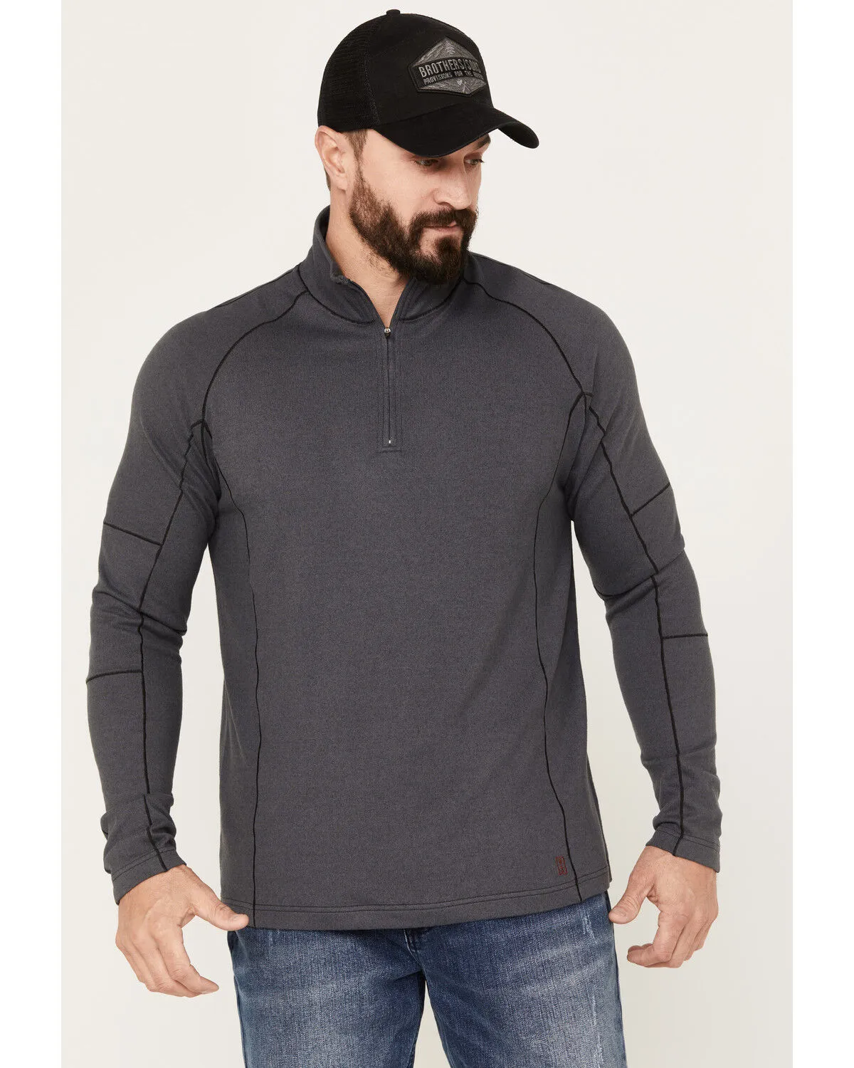 Product Name:  Brothers and Sons Men's Base Layer Quarter Zip Shirt