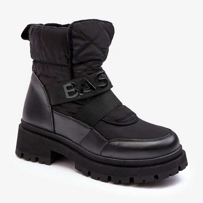 PS1 Women's Zippered Insulated Snow Boots Black Zeva