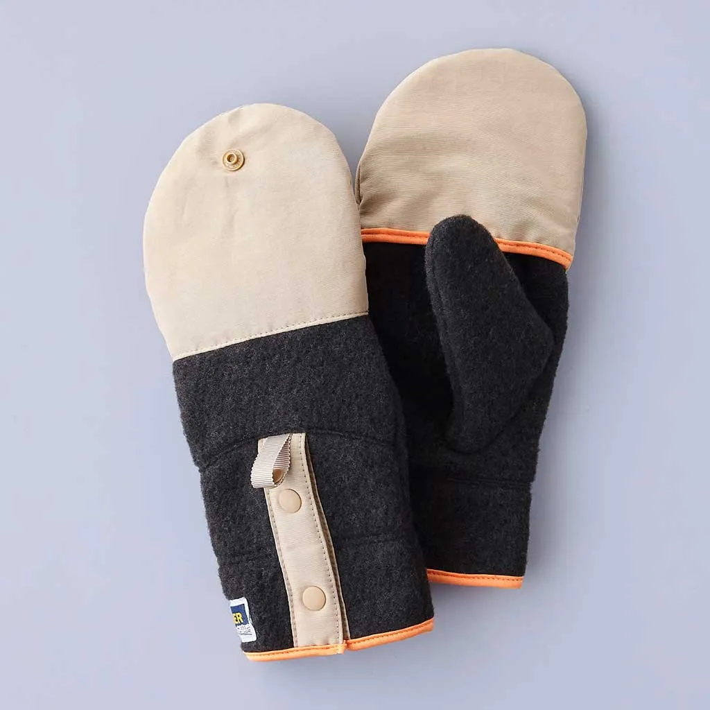 Recycled Wool Fleece Mitten Cover Gloves