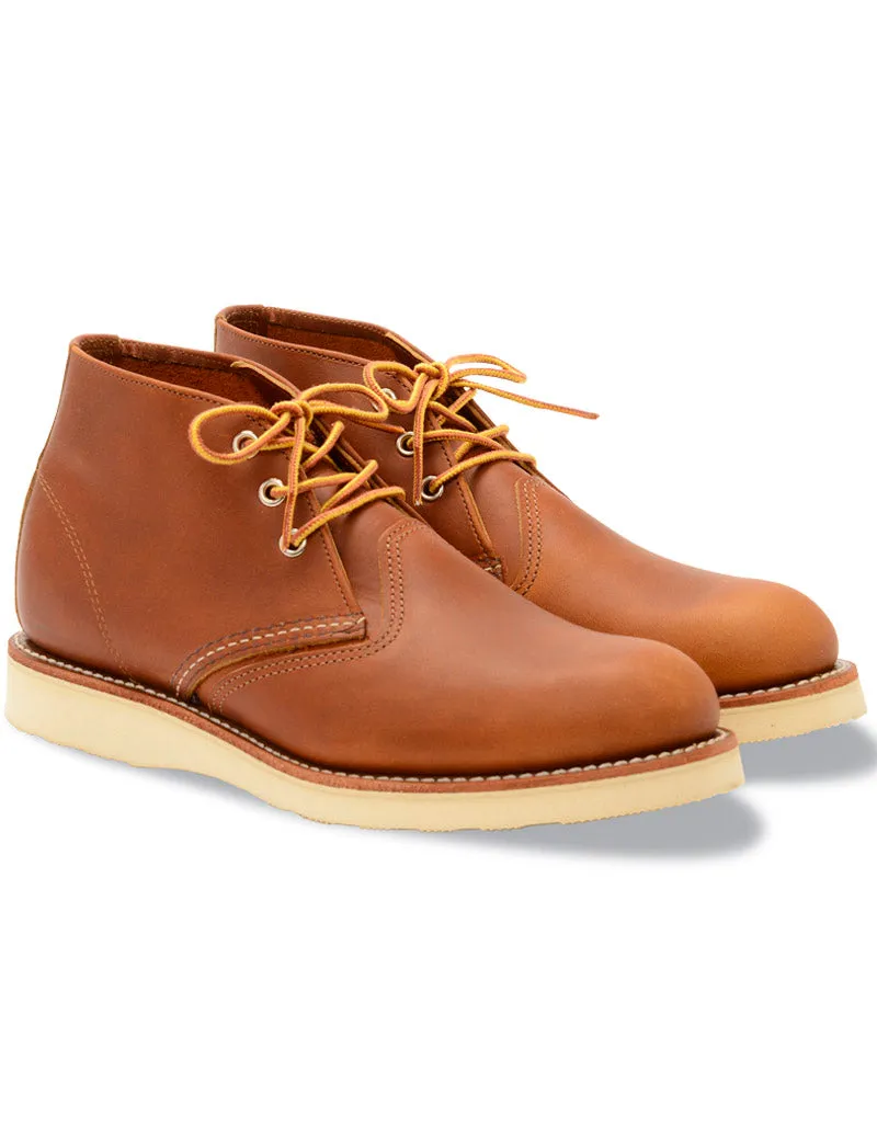 Red Wing 3140 Work Chukka Boots Tan