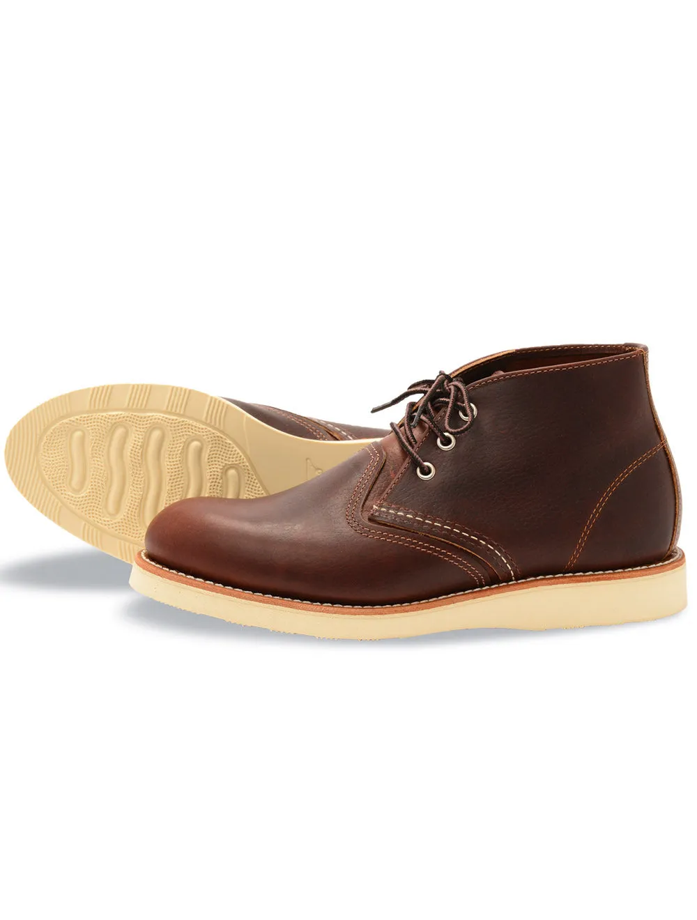 Red Wing 3141 Work Chukka Boots Brown