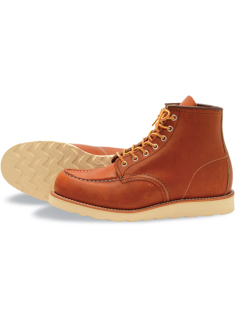 Red Wing 875 6 Moc Toe Boots Oro Legacy Leather