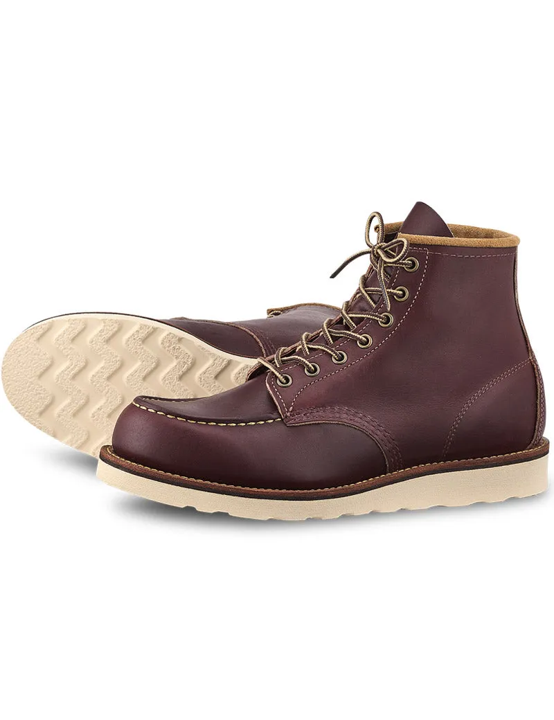 Red Wing 8856 6 Moc Toe Boots Oxblood Mesa Leather