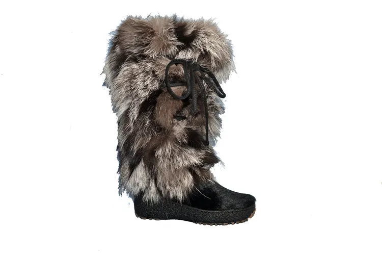 Regina Imports | Volpe Plus | Matilda Fox Fur Boots | Women's