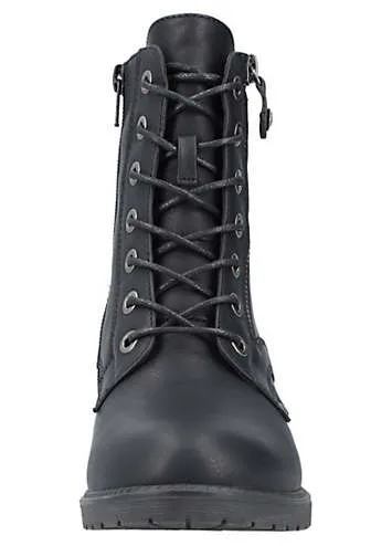 Rieker Rivet Detail Winter Boots | Kaleidoscope