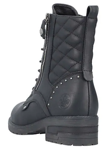 Rieker Rivet Detail Winter Boots | Kaleidoscope