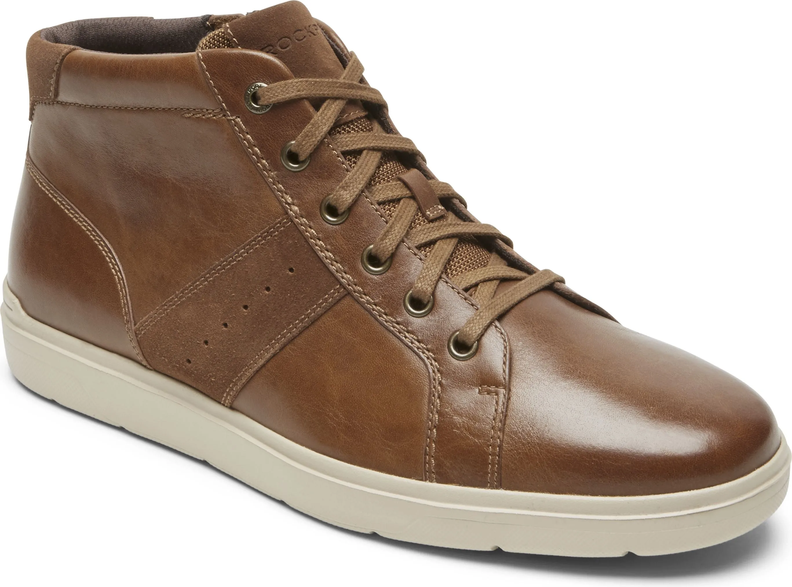 Rockport Total Motion Lite Zip Chukka Tan - Wide