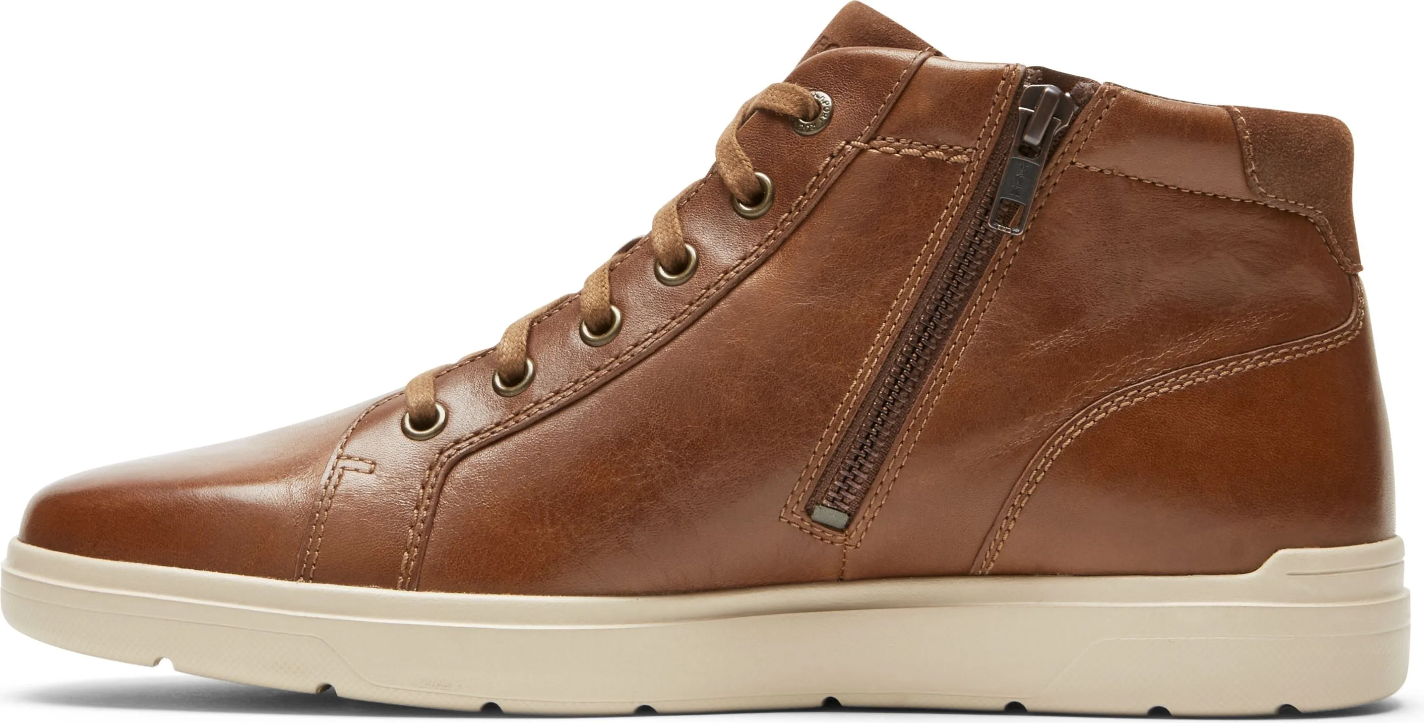 Rockport Total Motion Lite Zip Chukka Tan - Wide