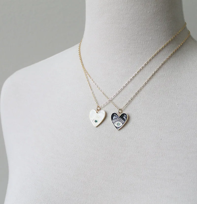 Seeing Eye Heart Necklace