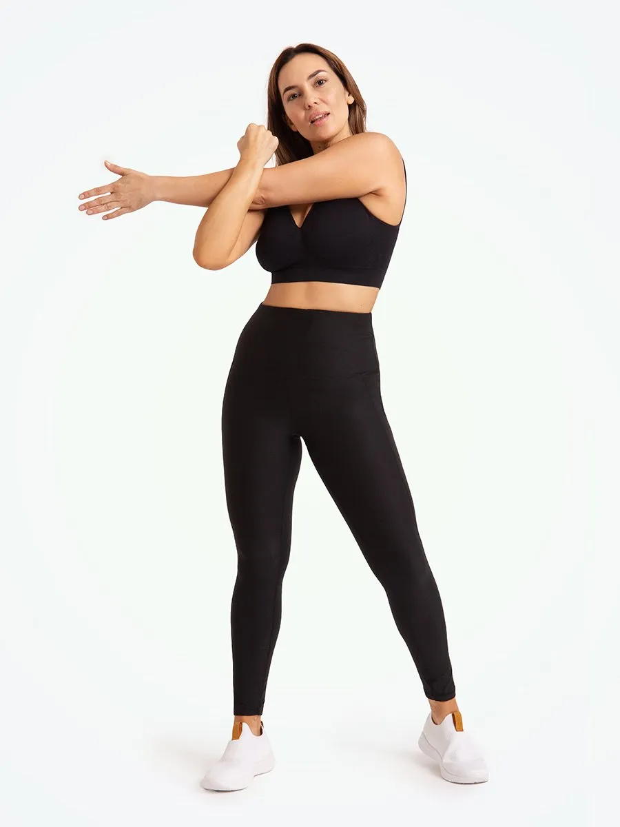 Shapermint Essentials High-Waisted Active Shaping Leggings