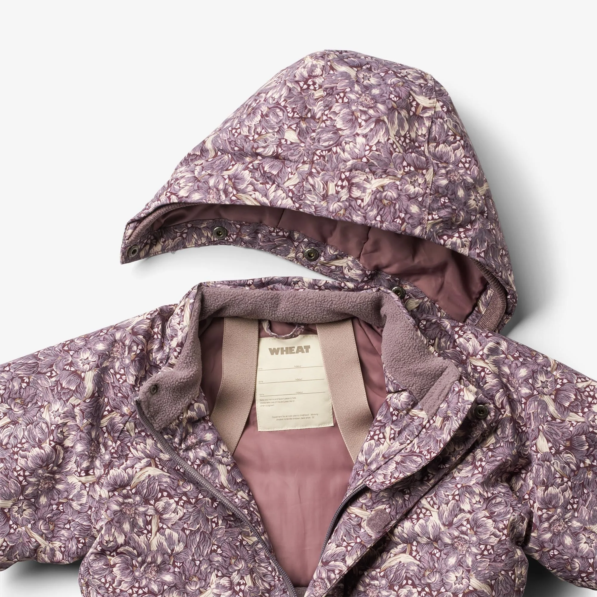 Snowsuit Miko Tech - purple tulips