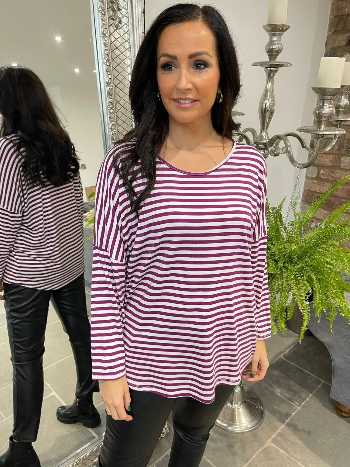 Stripe Basic Top Shelby