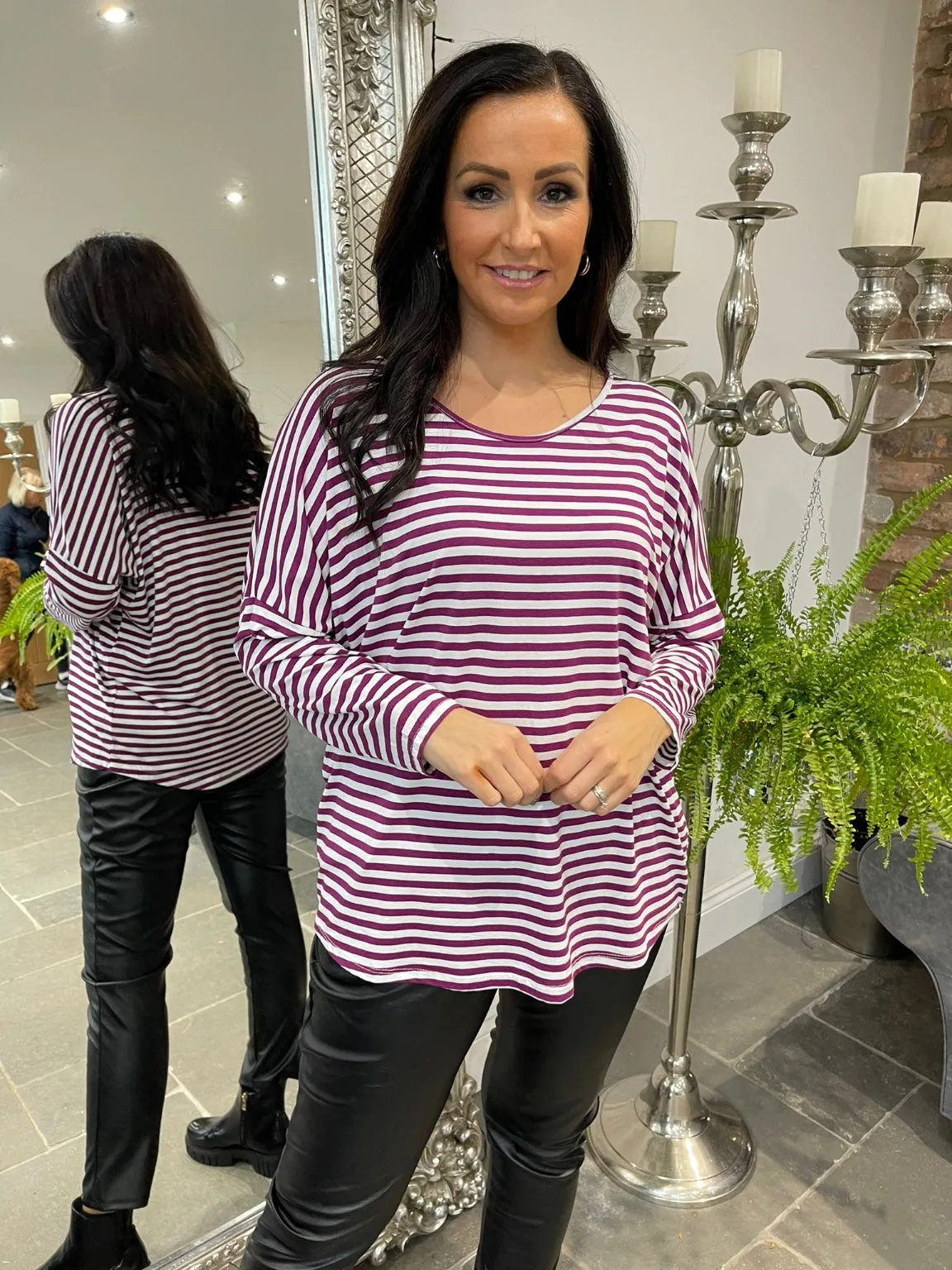 Stripe Basic Top Shelby