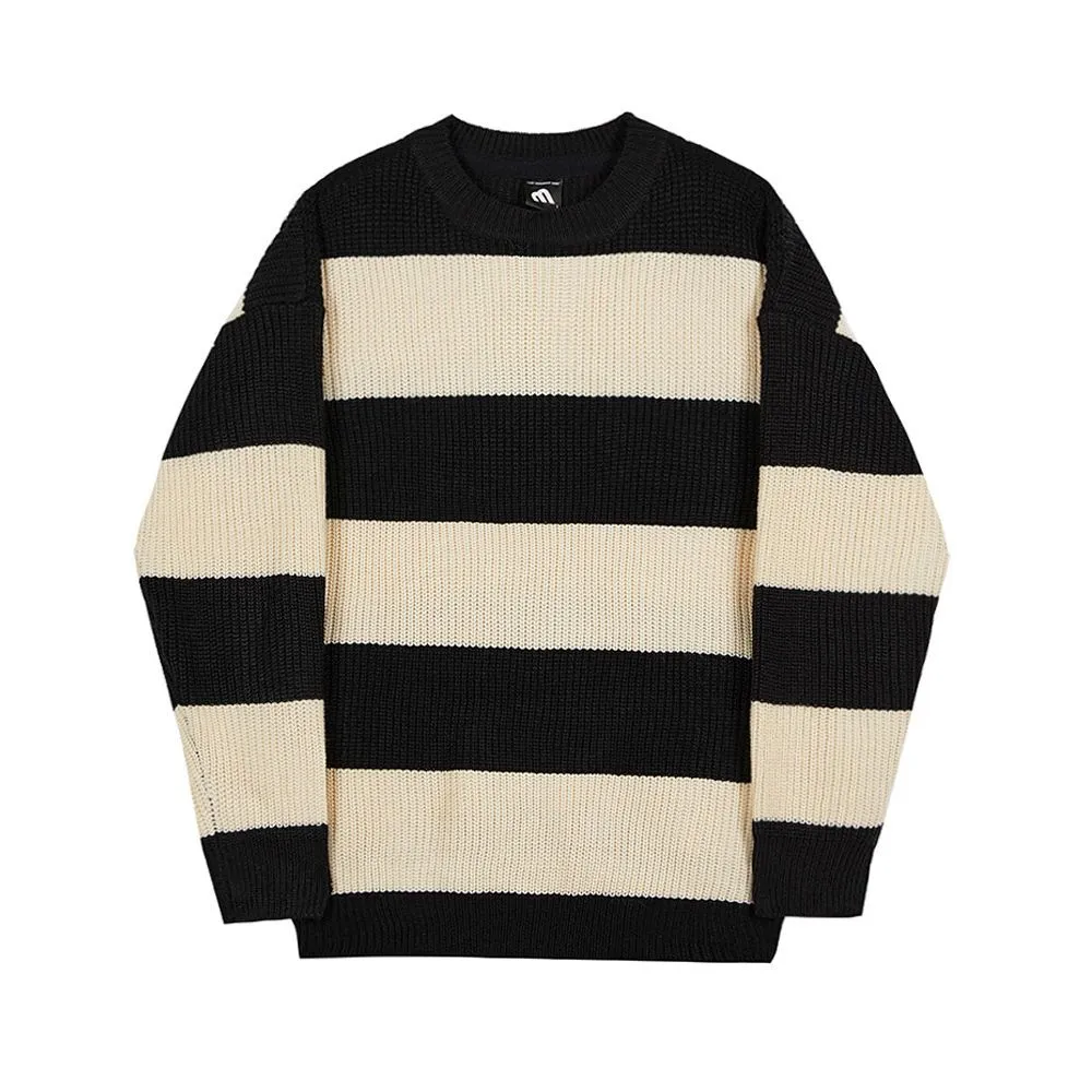 Striped Crewneck Sweater Men's Style