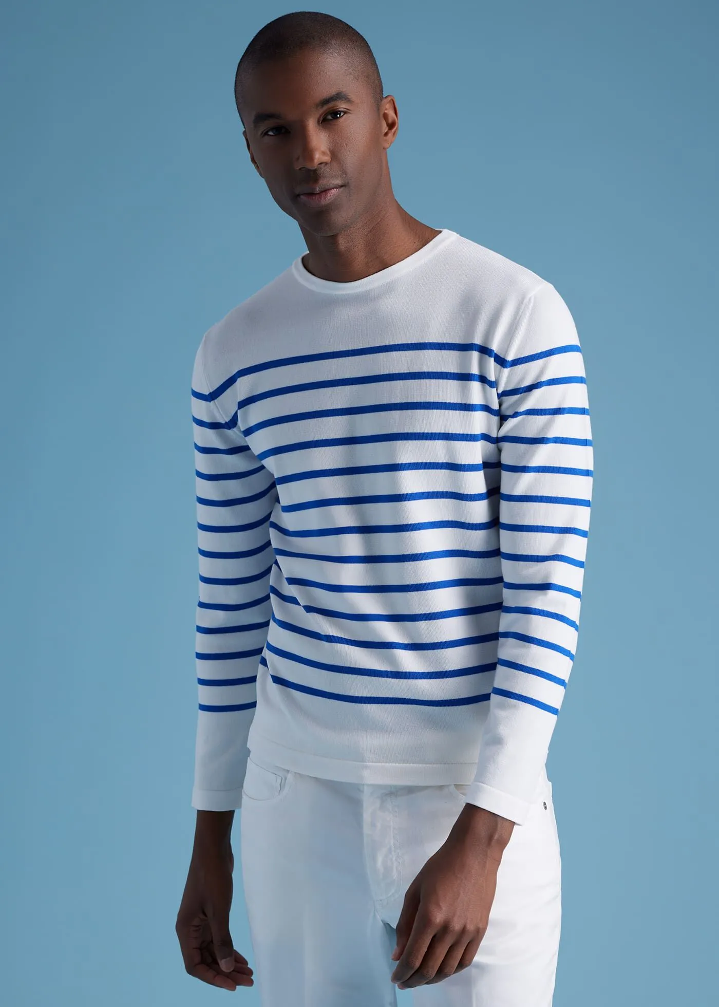 Striped Crewneck Sweater