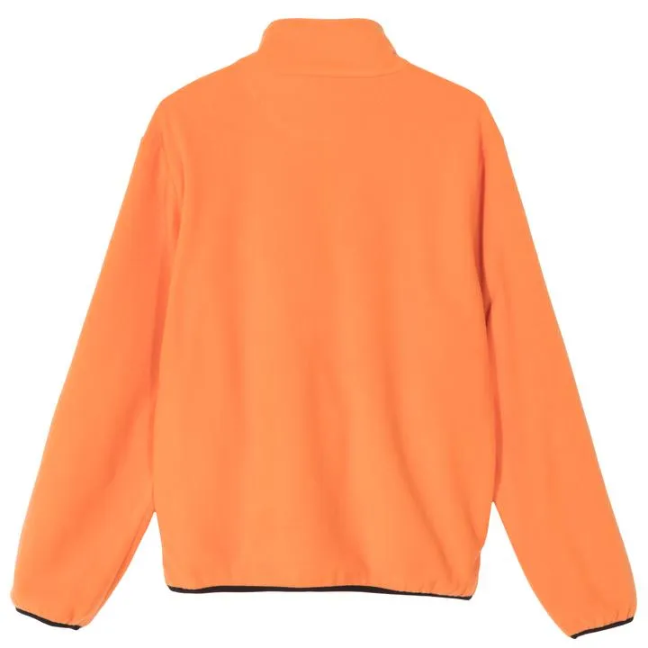 STSSY BASIC POLAR FLEECE MOCK // ORANGE