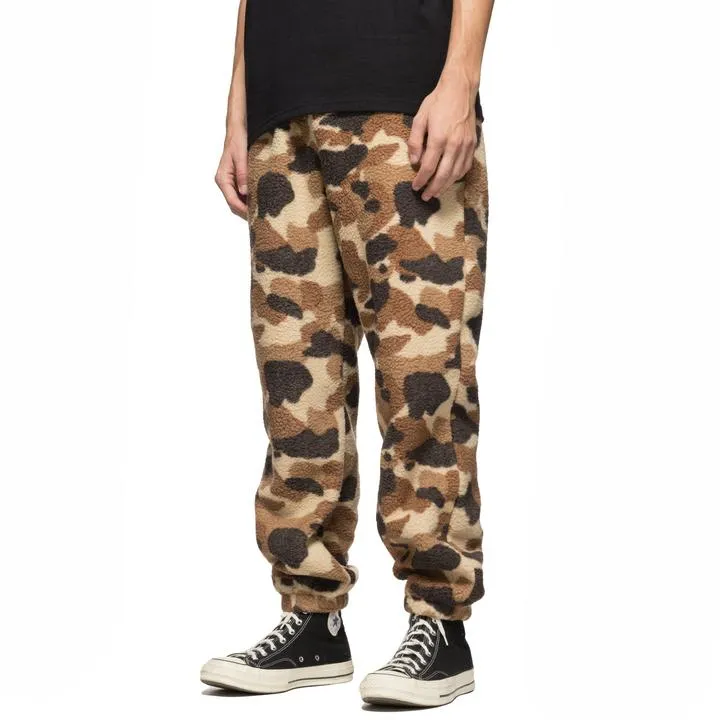 STSSY CAMO FLEECE PANT // CAMO