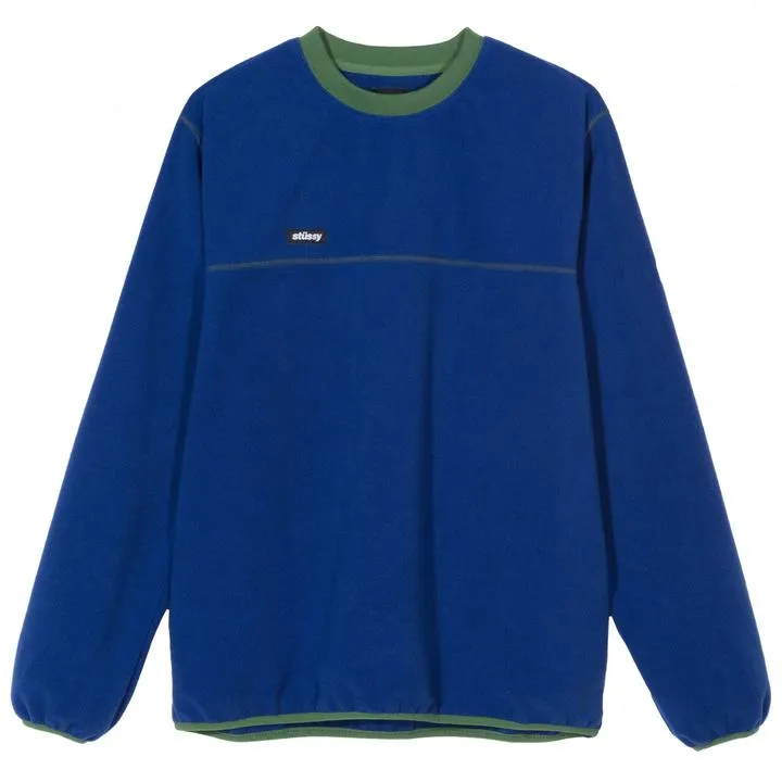 STSSY POLAR FLEECE CREW // ROYAL