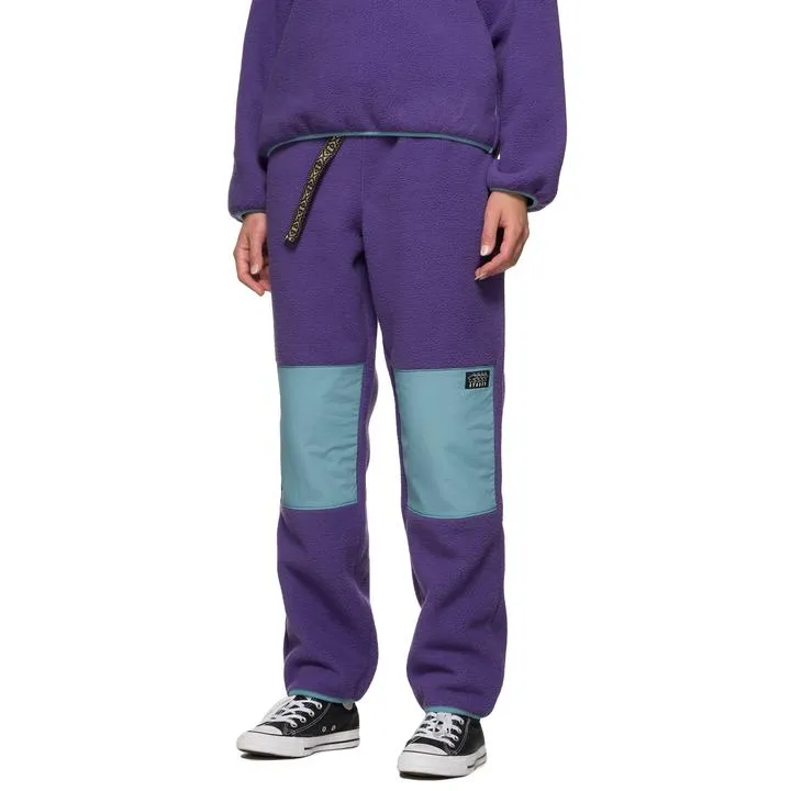 STSSY SUMMIT POLAR FLEECE PANT // PURPLE