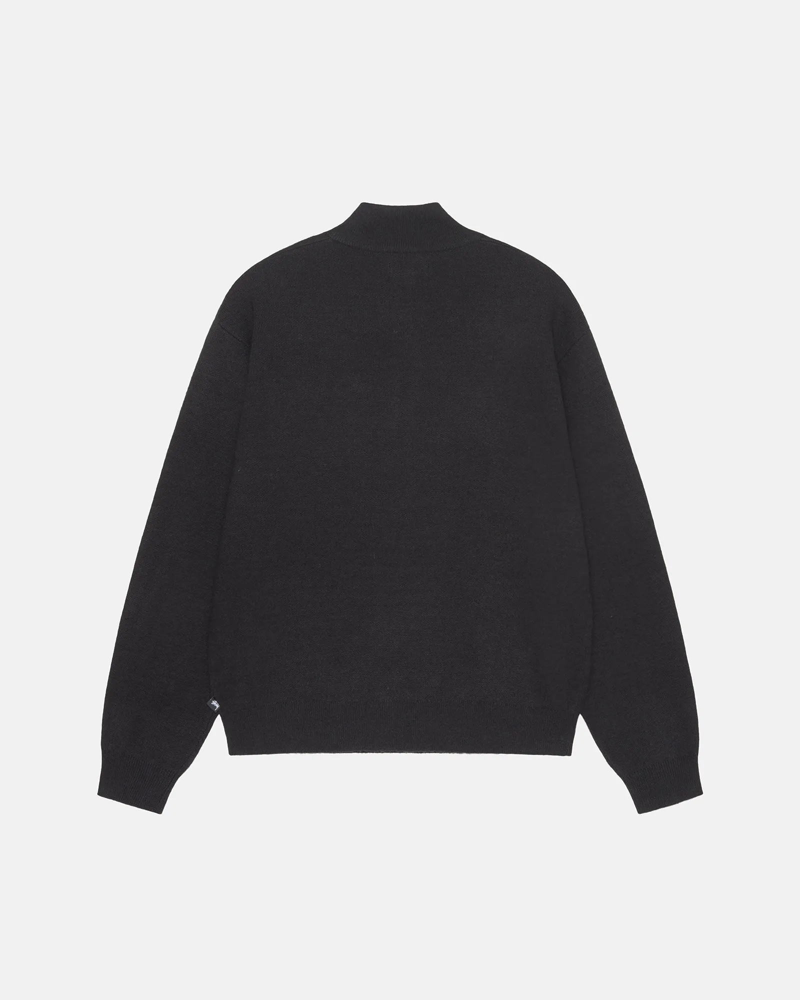 Stüssy - Men's Half Zip Mock Neck Sweater - (Black)