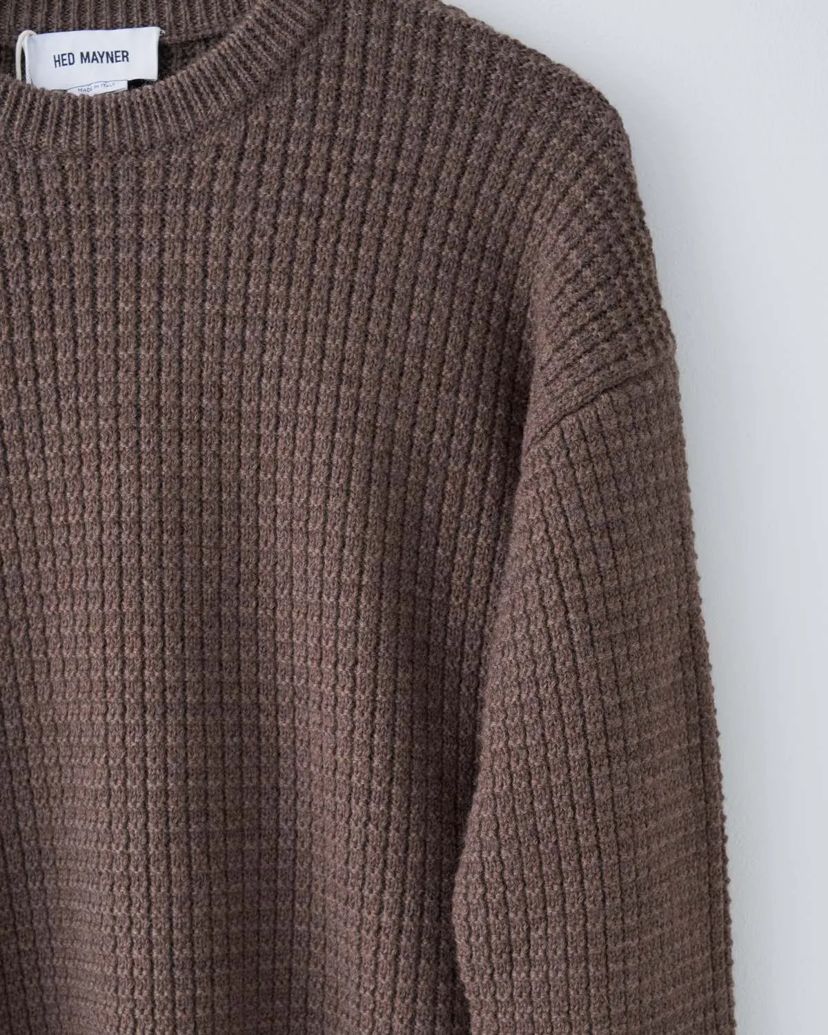 Sweater Crew Neck - Dark Brown