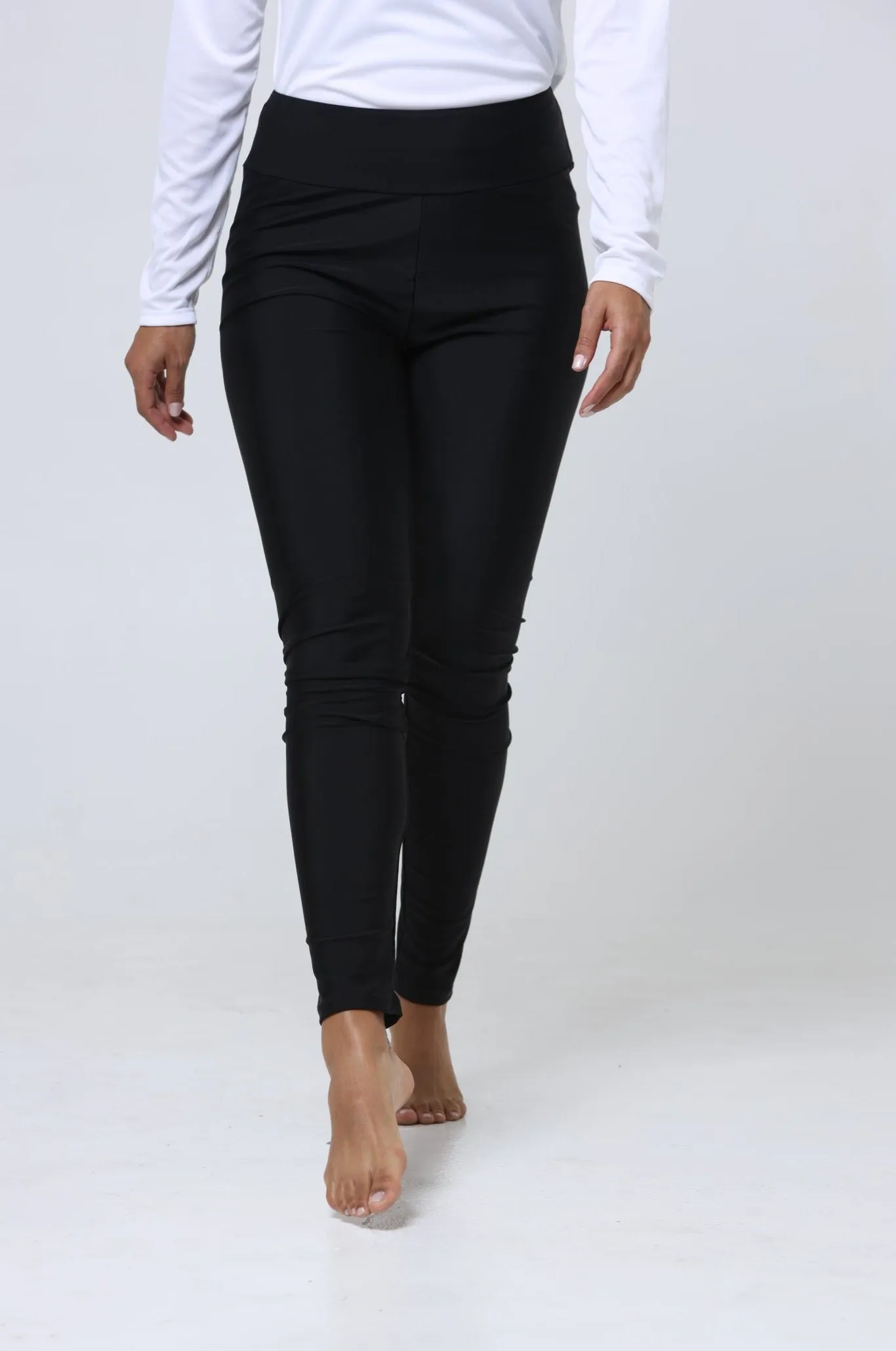 Swim Leggings - Black