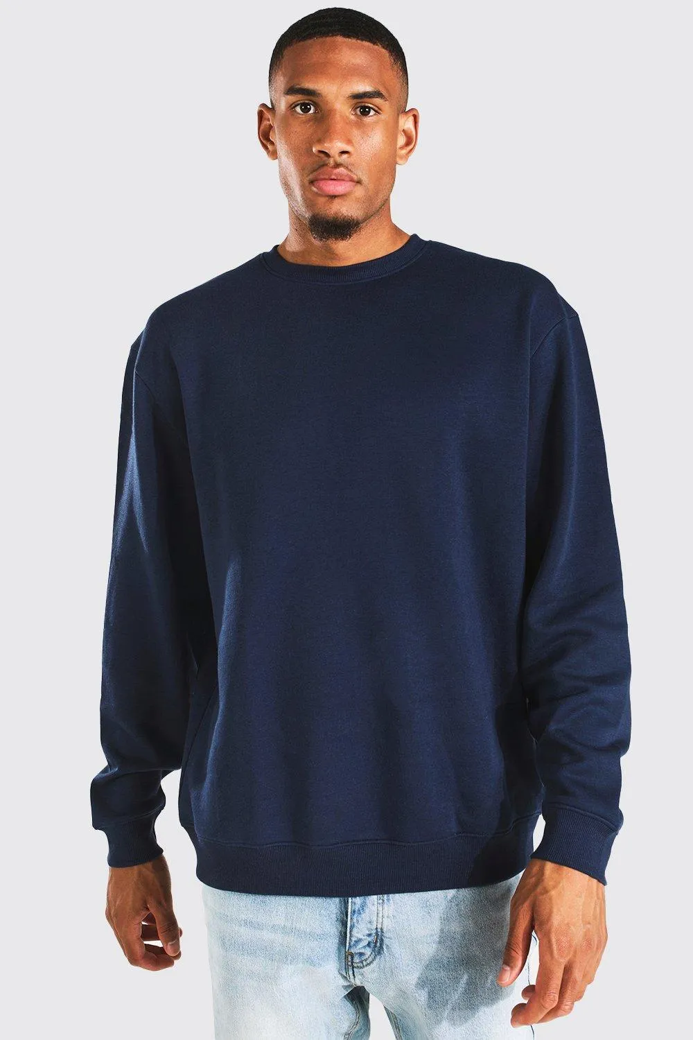 Tall Oversized Sweater | boohooMAN UK