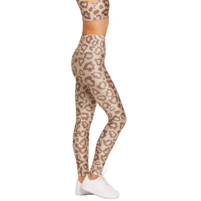 Tan Leopard Leggings