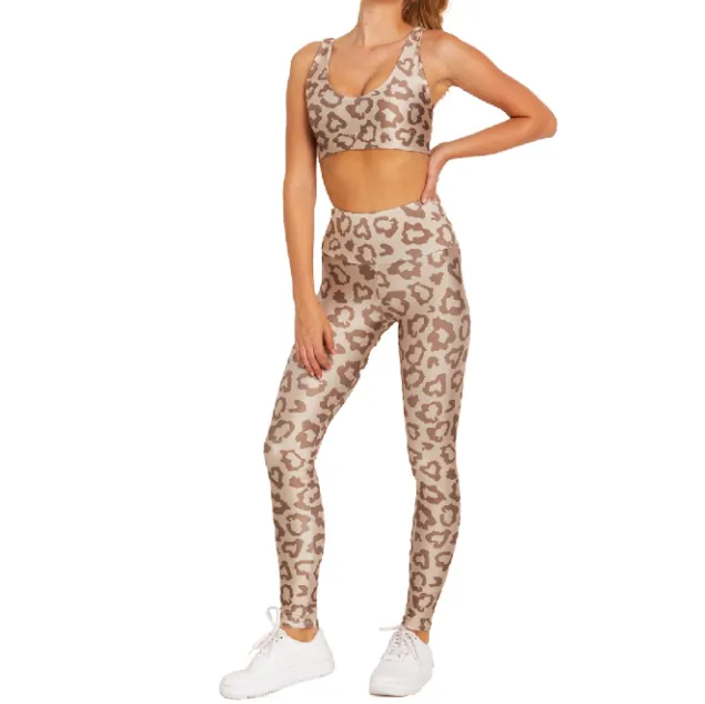 Tan Leopard Leggings