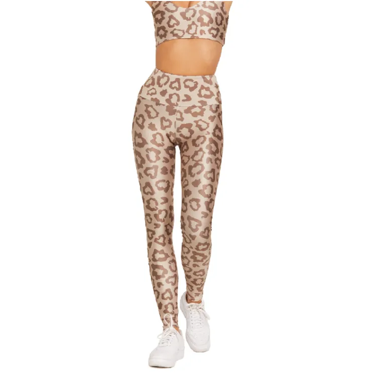 Tan Leopard Leggings